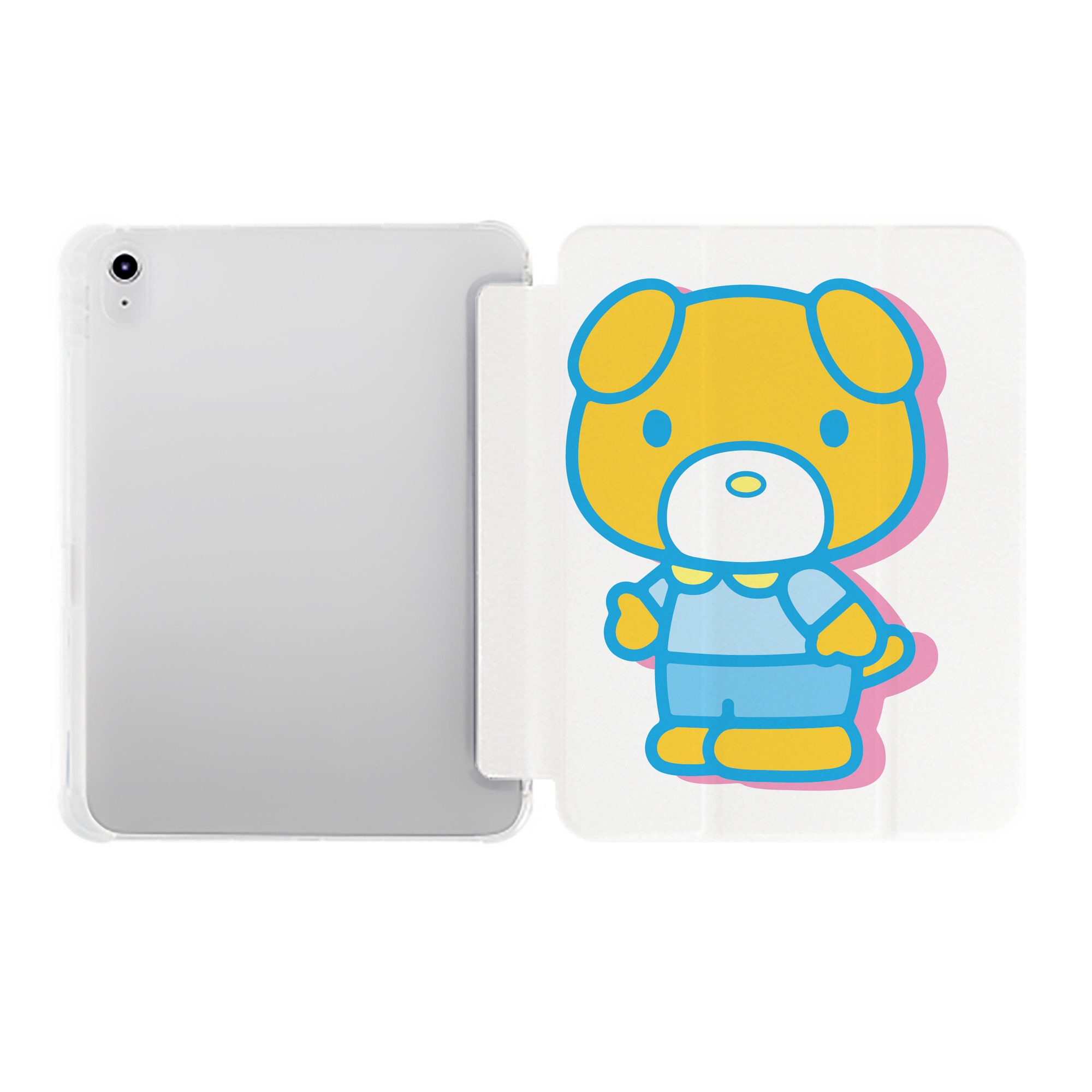 （画像用） Hello Kitty ハローキティ IPad ケース ペン収納付き 三つ折りスタンド PUレザー×シリコン 対応機種9.5/10.5/10.9インチ